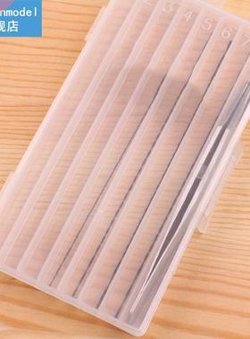 2 PCS 8 Grid 15mm Flat Long Plastic Parts Storage Box Compo