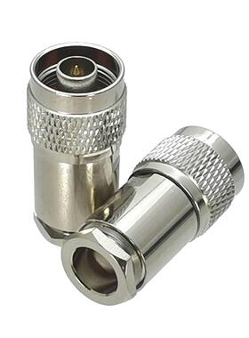 1Pcs Connector N Male plug Straig Clamp RG8 LMR400 Cable R