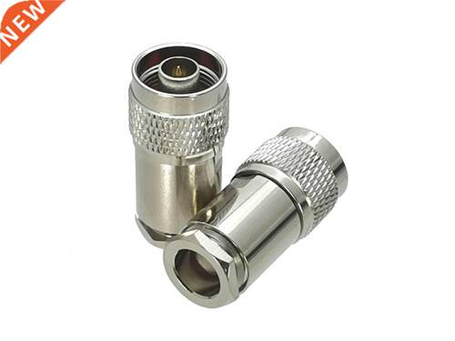 1Pcs Connector N Male plug Straig Clamp RG8 LMR400 Cable R