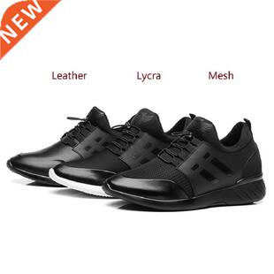 [Leather And Mesh And Lycra Vamp] 6-8CM Increasing Men's Sho