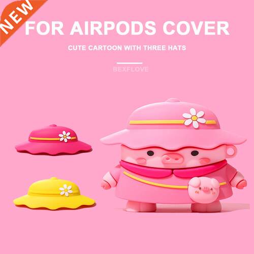 3D Earphone Case For Airpods pro 2 3 Case Silicone Cute Dog