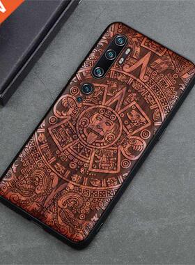 Xiaomi mi note 10 pro Case Boogic Original Wood funda mi not