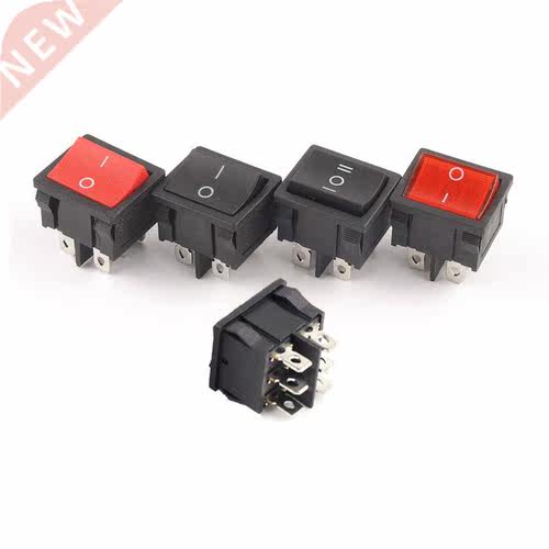 5PCS 24*21mm 4/6 Pin 2/ Position 6A/10A 250V/125V ON-OFF/ON