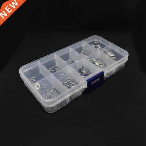 00pcs 04 Stainless Steel Spring Washers Flat Washers Assor