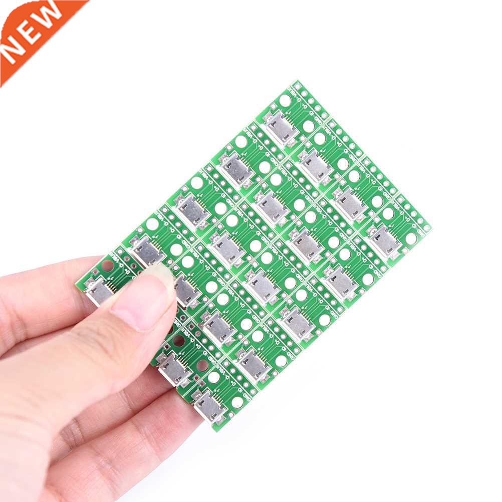 20pcs Vrouwelijke 5-Pin Pinboard 2.54mm Micro USB PCB Type M