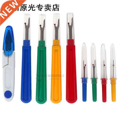 9pcs  Seam Ripper Stitch Unpicker With Plastic Handle Thr