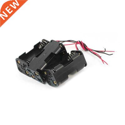 5 Pcs Wire Leads 4 x 1.5V AAA Holder Case Cell Storage Box