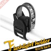 Front Lamp Holder Rubber Headlight Bike Clamp Black Light