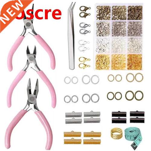 982 PCS Jewelry Making Repair Kit Metal Lobster Buckle O Rin