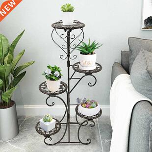5 Ters Wrought ron Plant Stand Flower Shelf for Rack Balco