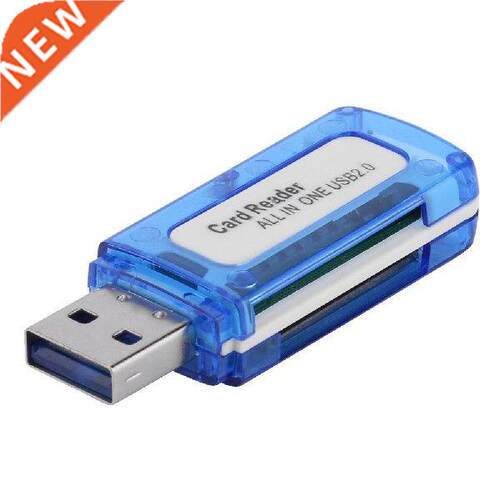 1PC 4 in 1 USB 2.0 Memory Card Reader Flash Memory Card