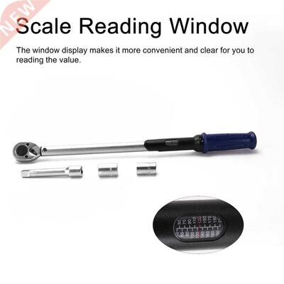 4 PCS 1/2 Inch 40-210Nm Adjustable Torque Wrench Set Preset