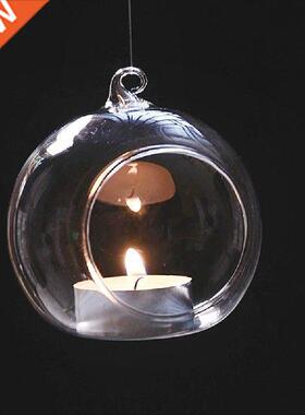 1PC Kristlgls Kndelrs Opknoping Krs Stnd Gls