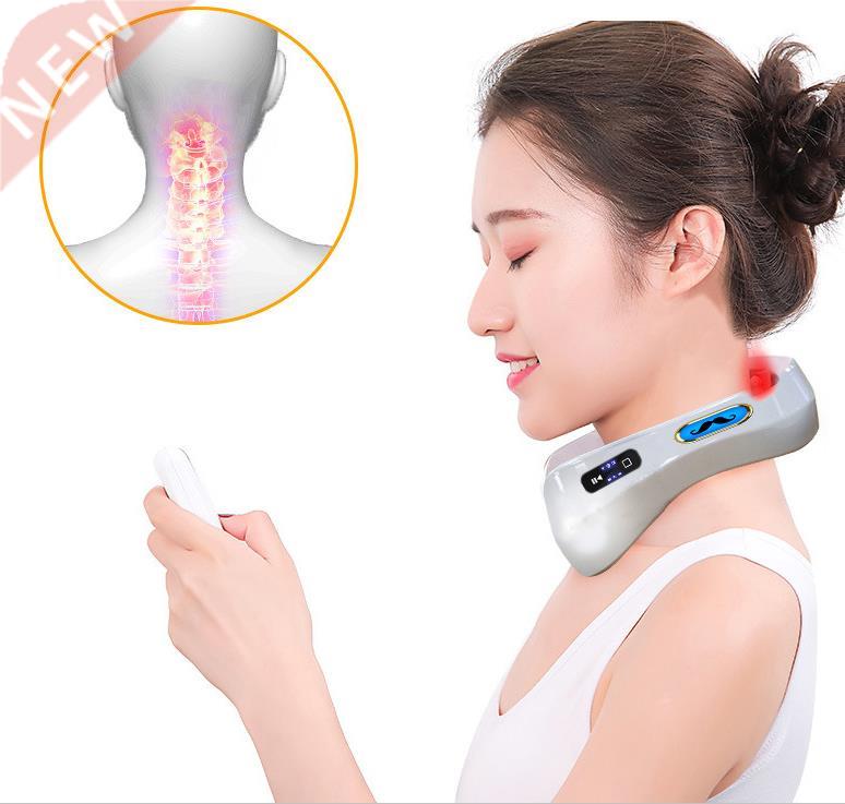 Neck massager cervical kneading pulse physical therapy