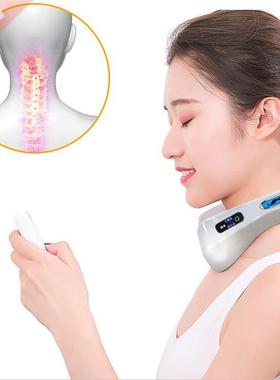 Neck massager cervical kneading pulse physical therapy