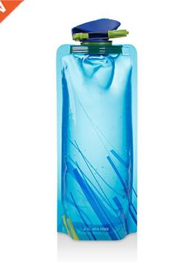 700ml Folding Drinking Water Bag Soft Flask Bladder Cycling