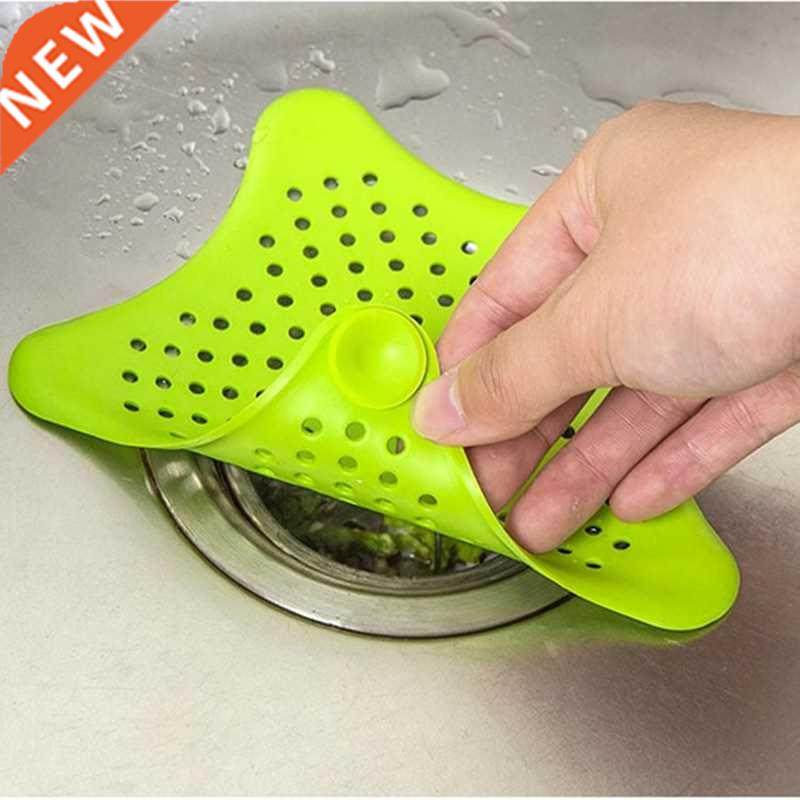 silicone starfish-shaped sink drain filter bathtub hair catc