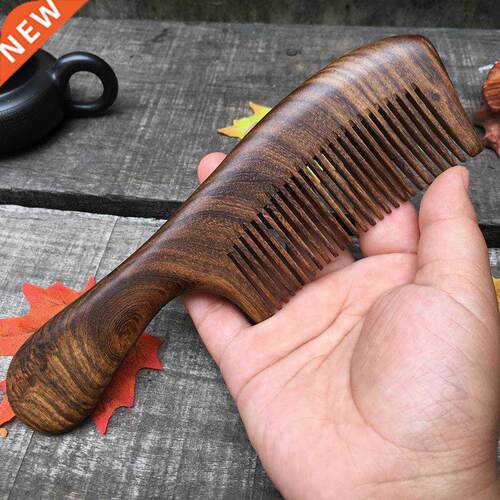 Unisex Sandalwood Comb Women Men Home Travel Wood Anti-stati