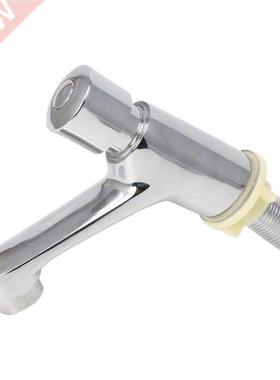 Auto Self Closing Water Saving Tap Bathroom Basin Cold Fauce