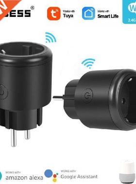 WIFI Smart EU Plug Socket 16A Smart Timer Monitor power
