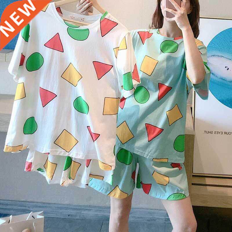 Summer Pajamas Japanese Pyjamas Sleepwear Cotton Pajamas Wom