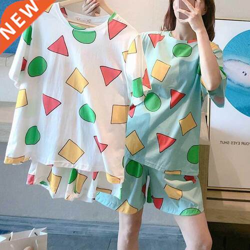 Summer Pajamas Japanese Pyjamas Sleepwear Cotton Pajamas Wom
