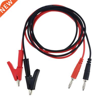 8 Stuks 4Mm Banaan Plug Naar 10Mm Alligator Clip Kabel Leads