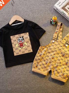 0-5 Years Summer Boy Clothing Set 2021 New Casual Fashion Ac