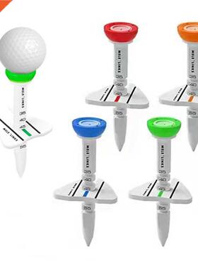 Golf Double Tee New Step Down Golf Ball Holder Plastic Golf