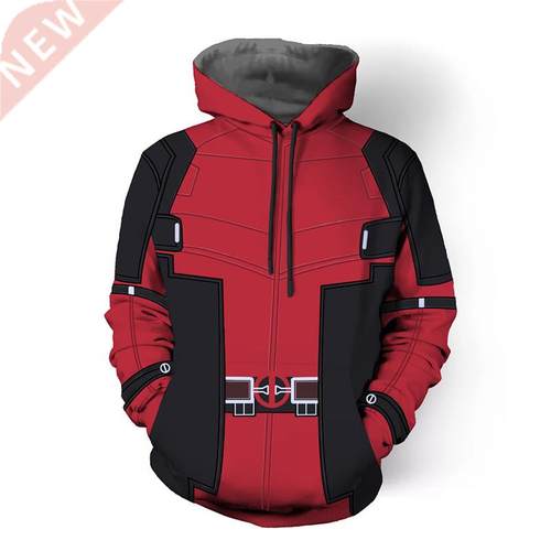 Superhero Deadpool 2 Hoodie Cosplay Wade Wilson D Printed H