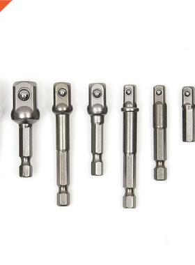 8PCS Socket Bits Adapter Set Hex Drill Nut Driver Power Shan