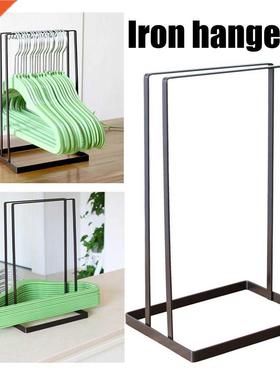 【New】Iron Clothes Hanger Holder Space Saving Hanger