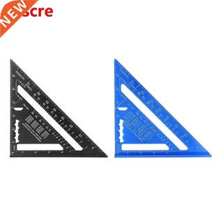 Angle Ruler 7/12 inch Metric Aluminum Alloy Triangular Measu
