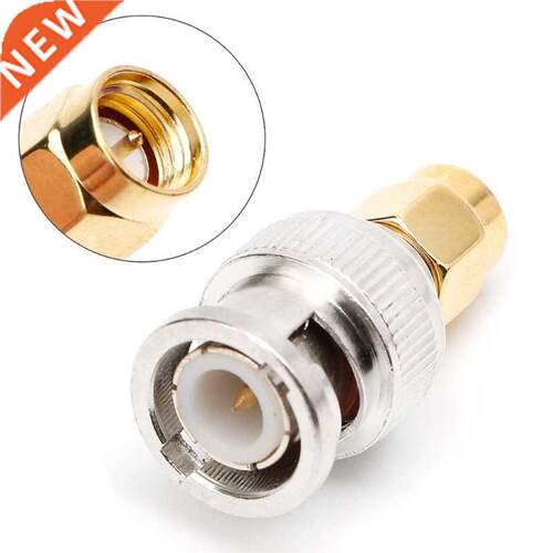 New SMA-BNC-JJ RF Coaxial Coax Adapter SMA Male to BNC Male