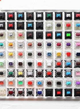 81 swtch swtches tester wth acrylc base blank keycaps fo