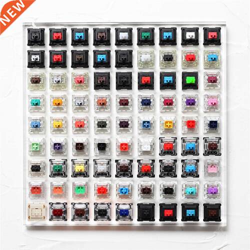 81 swtch swtches tester wth acrylc base blank keycaps fo