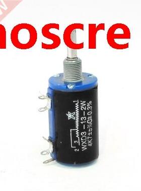 2pcs WXD3-13 4.7K ohm 2 Watts 4mm Round Shaft Rotary Wire Wo