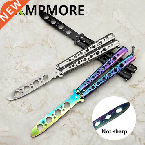 CAMPMORE Not Sharp Butterfly Knife CSGO Balisong Trainers St