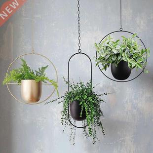 Metal hanging pot Plant Hanger Chain hanging planter Basket