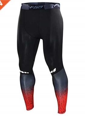 Mens Compression Pants Quick Dry Fit Men Leggings Fitness Ru