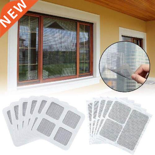 6pcs Home Wndow Screen Repar Patch Self-adhesve Screen
