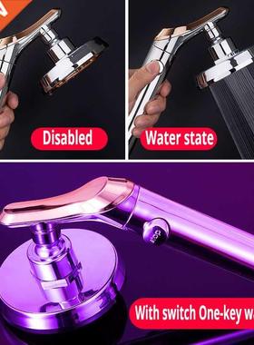 Bathroom Rainfall Shower Head 360°Spin Shower Head Hand