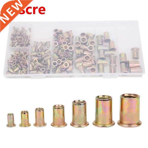 Yellow Zinc Plated Finish Rivet Nut for automobiles switches