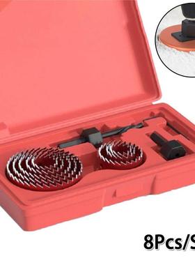 Carbon Steel Hole Saws Drill Tool Kit  Woodworking Tools