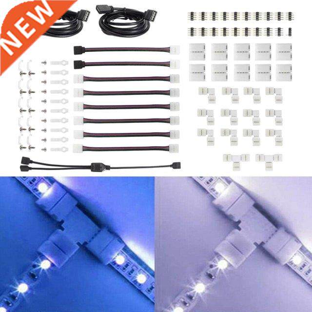 95x LED Connectors for Strip Lights 4 Pin Accessories Extens