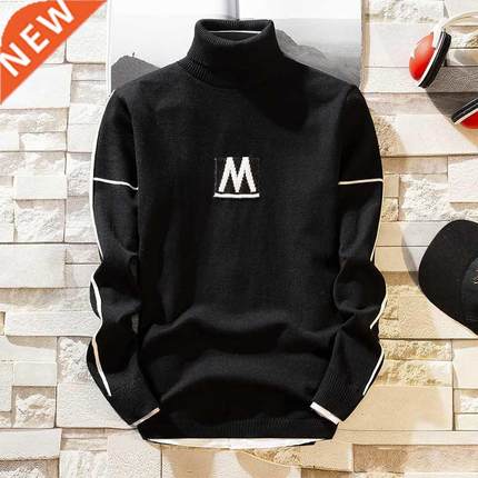 2021Autumn New Men's Turtleneck Sweaters Pullover Ma