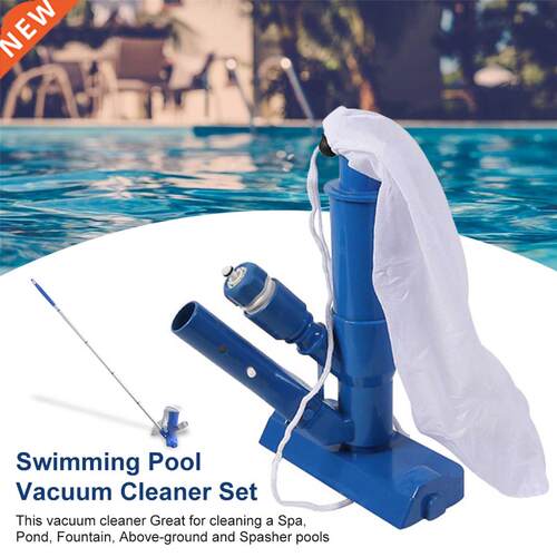 Swimming Pool Vacuum Cleaner Set Pool Spa Pond Mini Jet