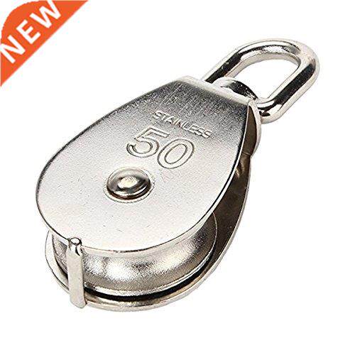 M50 Single Wheel Swivel Pulley Block 400kg (Silver)