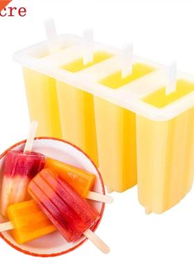 4 Cvity Dessert Mold Popsicle Mker Ice Crem Mold Try Wit