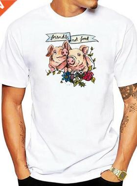 Friends Not Food Pig Tshirt Vegn Be Kind Vegetrin Plnt C